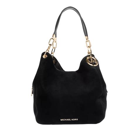 michael kors lilly large tote black|Michael Kors black canvas tote.